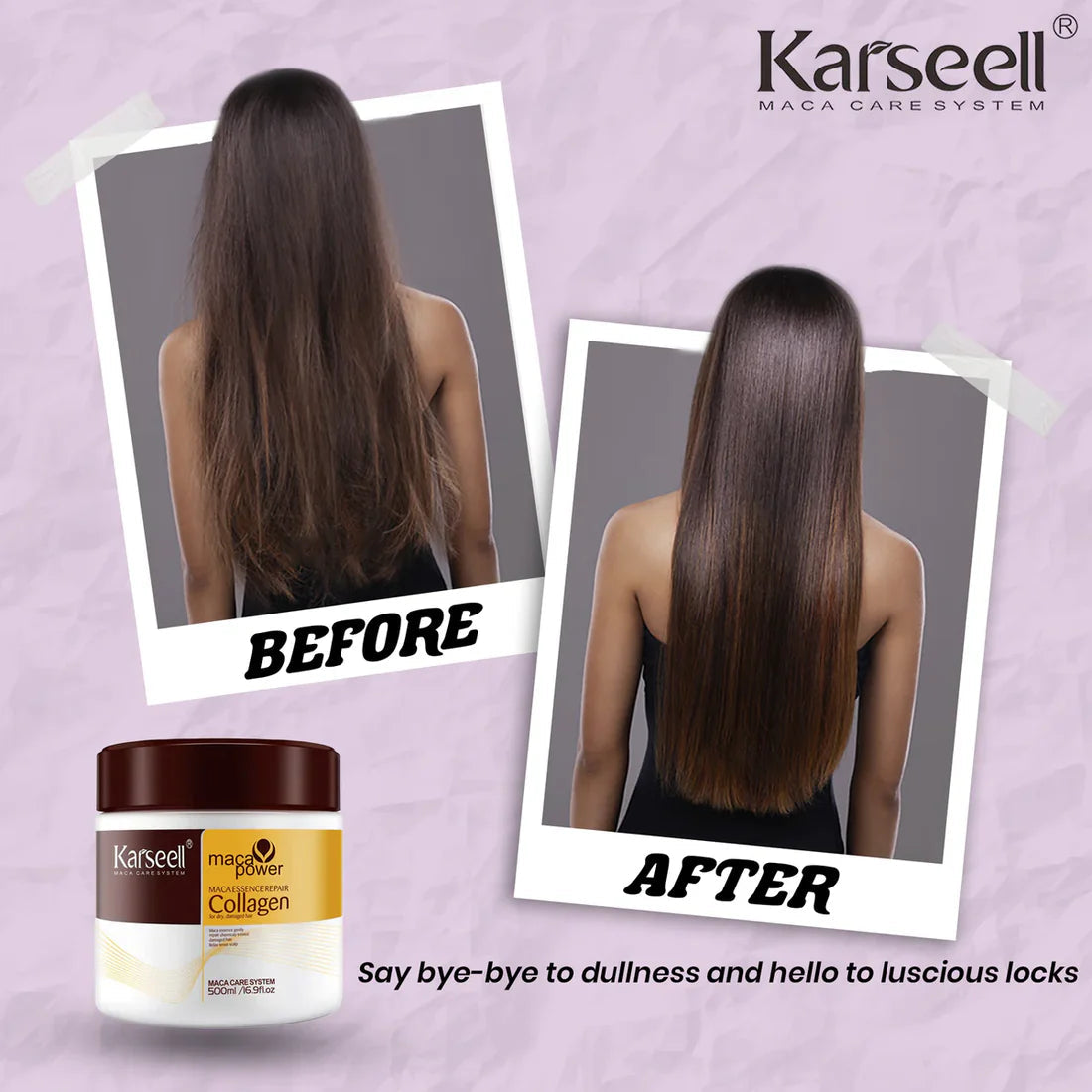 Karasell - Smoothing Hair Damage Organic Repair Collagen Hair Mask