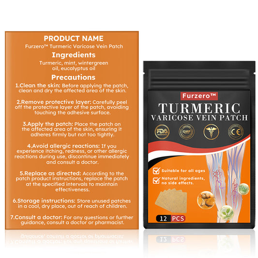 Furzero™ Turmeric Varicose Vein Patch (12 Patches)