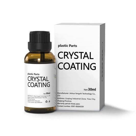 Plastics Parts Crystal Coating Restorer +Free Sponge