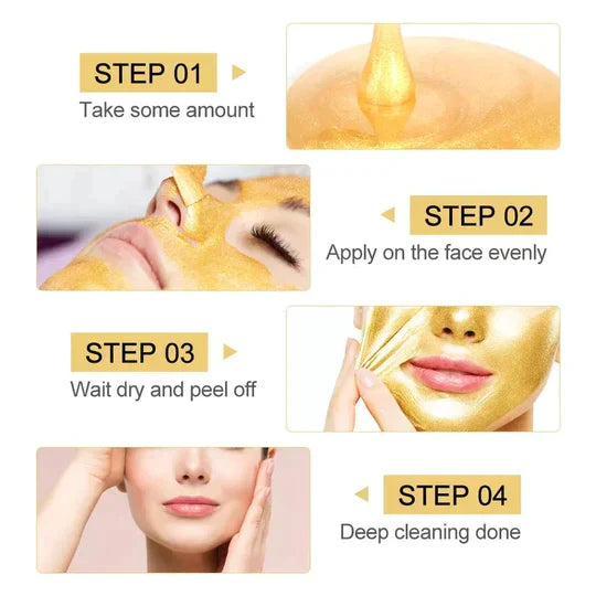 24K Gold Peel Off Mask (60% OFF TODAY!)